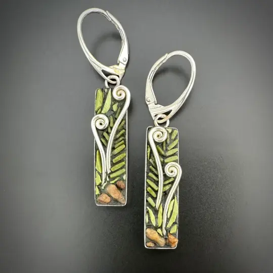 Fiddlehead and Ferns Earrings