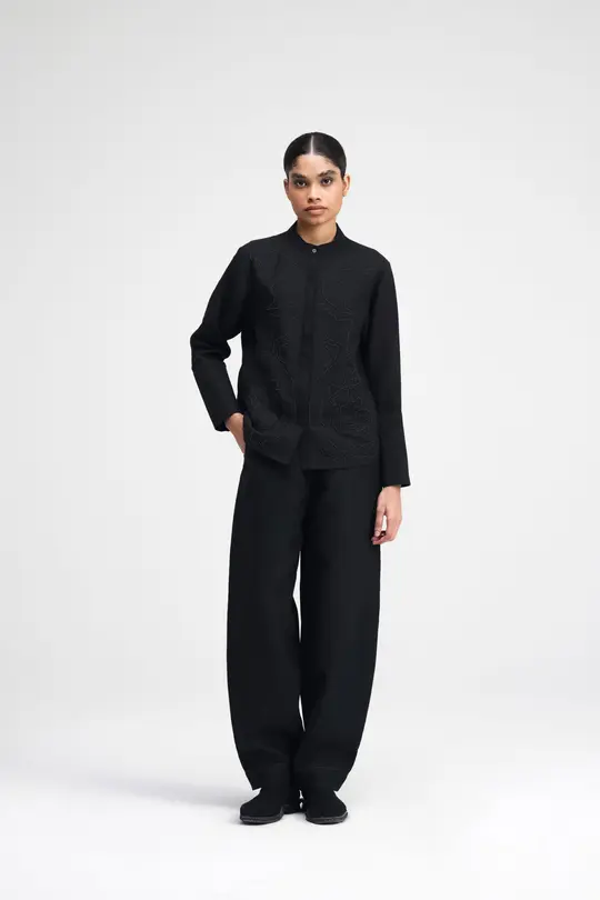 Koja Hand-Embroidered Pants