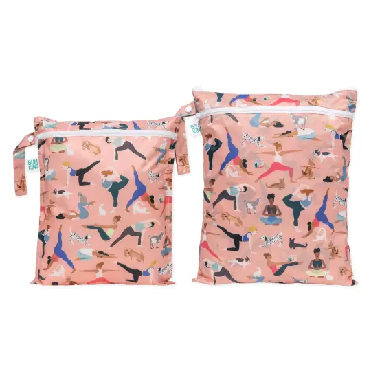 Wet Bag + Wet/Dry Bag Set: Yoga Pals