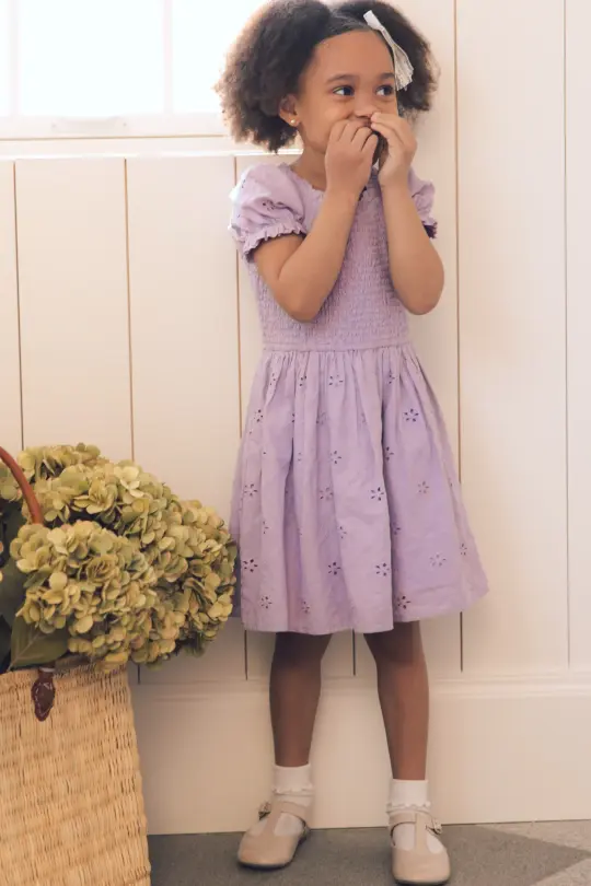 Mini Emmi Dress in Lilac