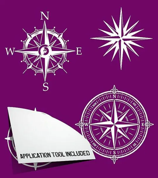 Nautical Silkscreen Stencil