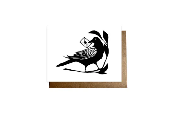 "Crow Mail" Card