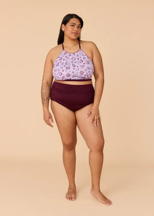 THE HEATHER TOP [Seashell]