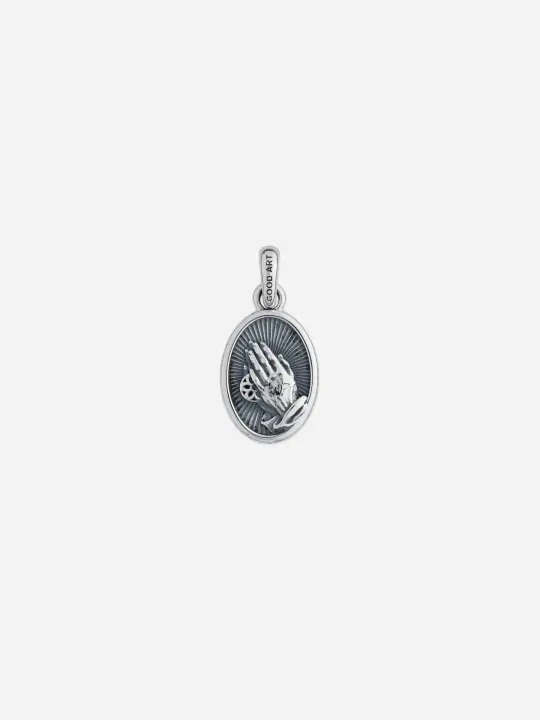 "His Hands" Pendant ~ Sterling Silver