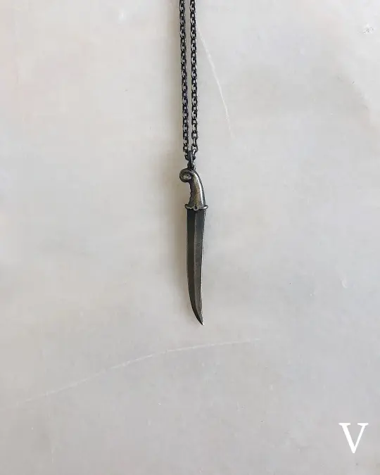 The Ceremony // Single Dagger Necklace // V (RTS)
