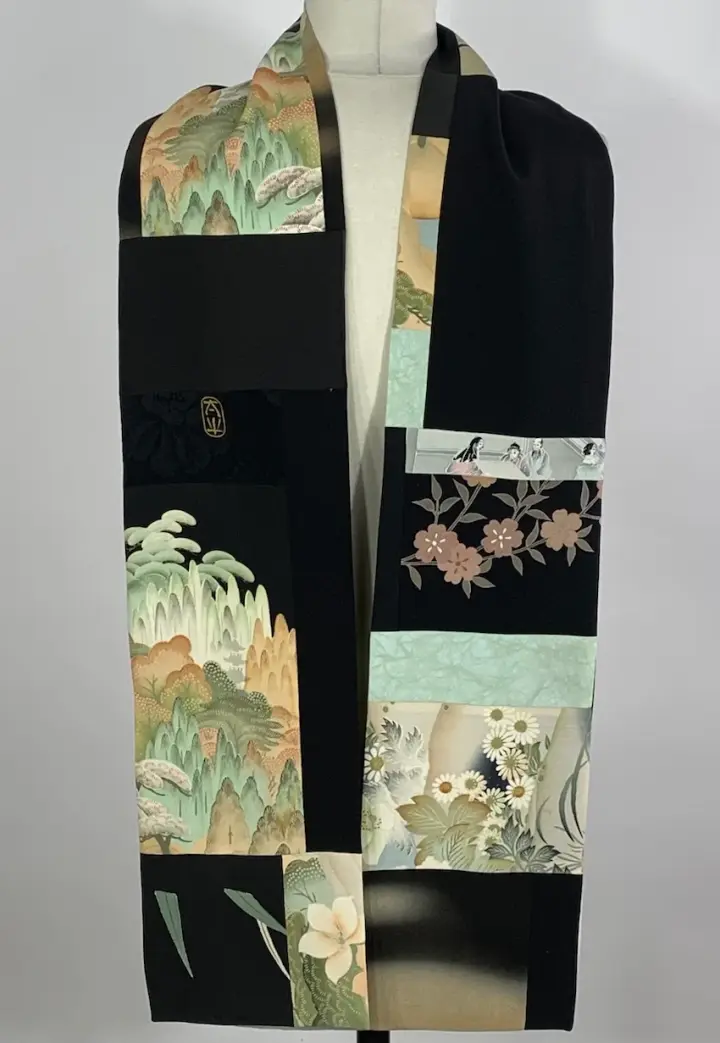 Sage and Black Mountains Scarf