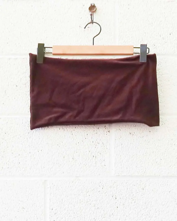 SALE - Boob Tube / XXL / Cacao / Stretch Cotton (117)