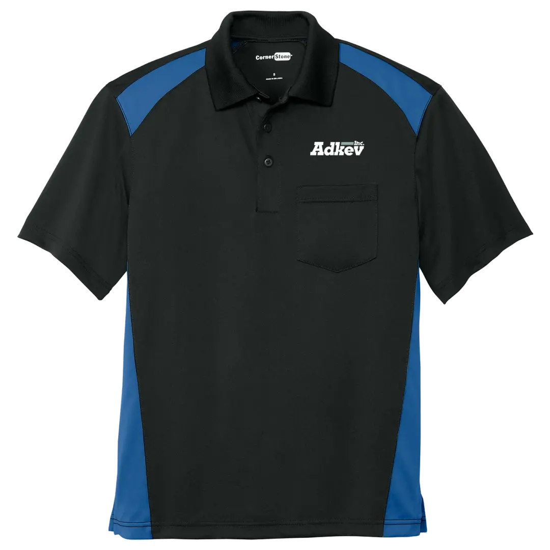 Adkev CS416 Two Way Colorblock Pocket Polo