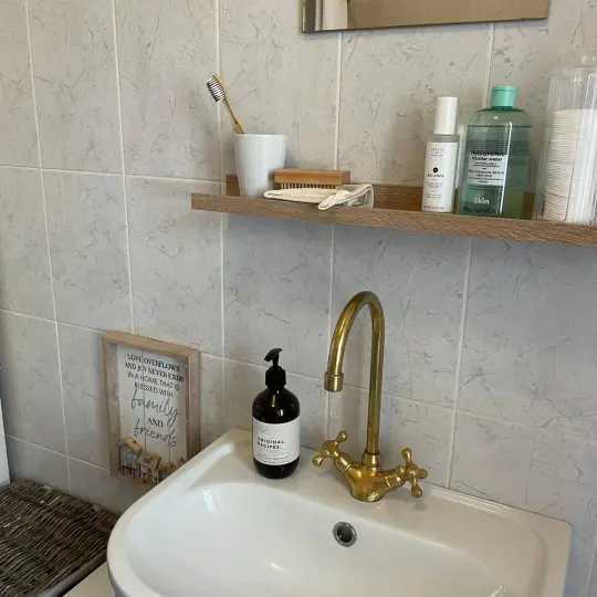 Unlacquered Brass Kitchen Faucet