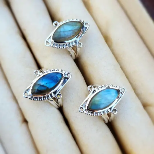 Pathway - Labradorite Ring in Sterling Silver