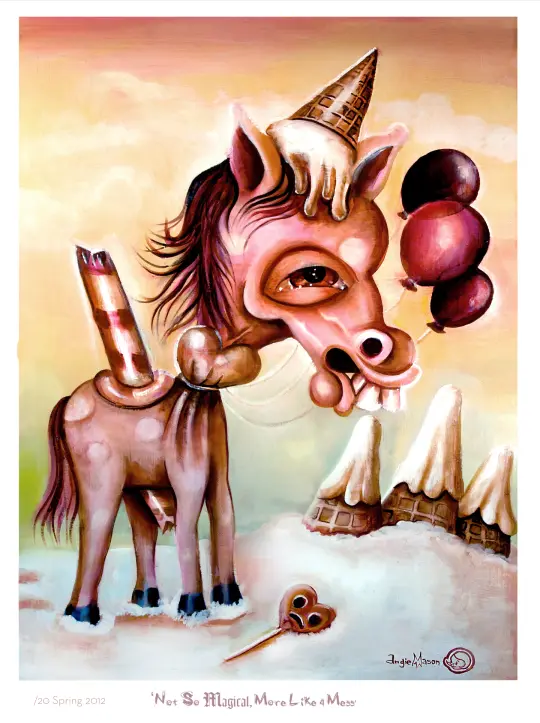 'Not So Magical More Like a Mess' Print