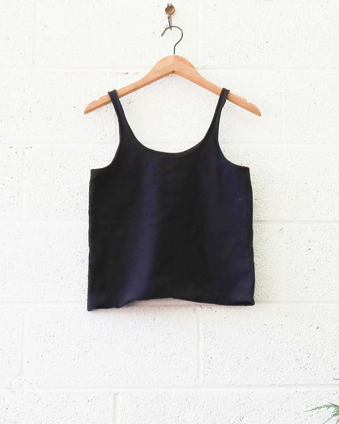 SALE - Sadhana Simplicity Cropped Shirt / S / Midnight / Stretch Cotton (15)