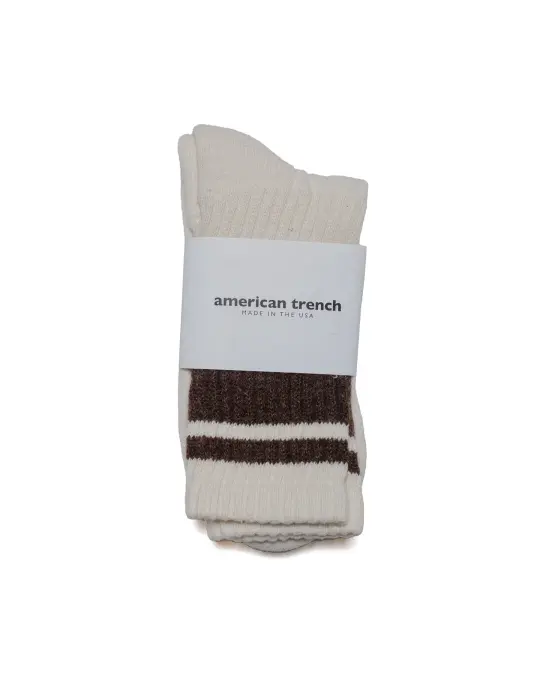 American Trench The Mono Stripe Brown Heather
