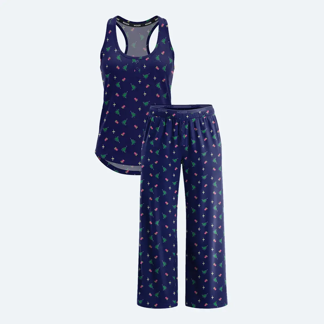 Loose Pants + Sleep Tank Merry & Bright Sleep Set