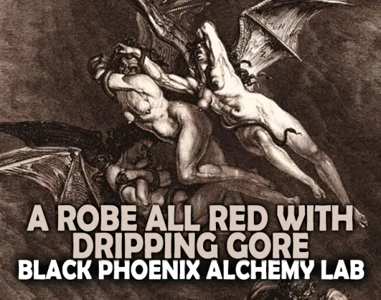 A Robe All Red with Dripping Gore Perfume Oil