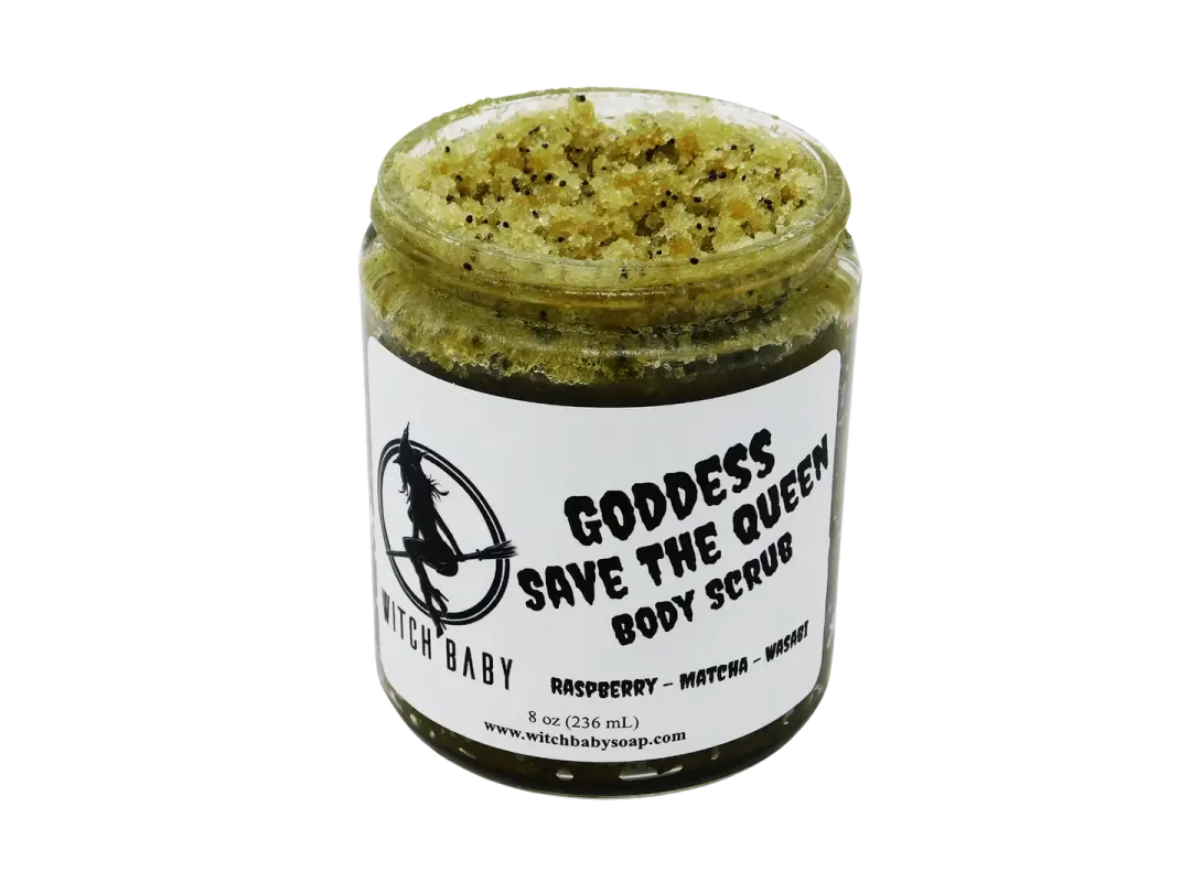 Goddess Save The Queen Scrub