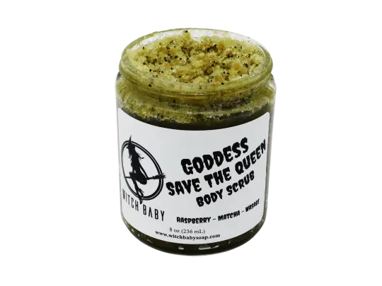 Goddess Save The Queen Scrub