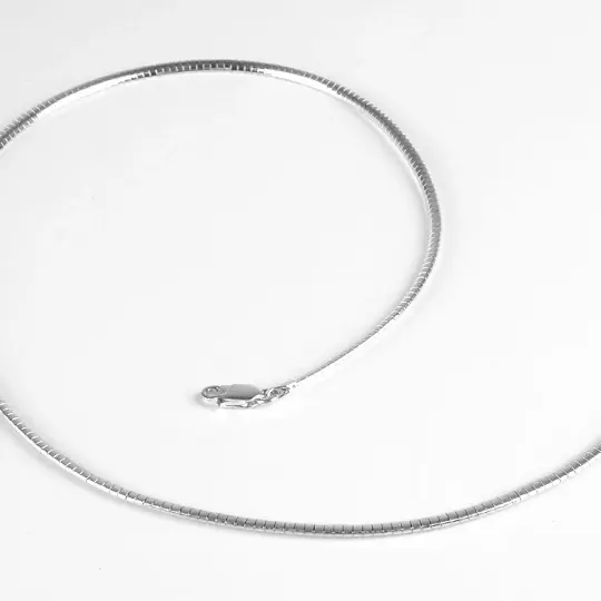 3mm Sterling Silver Omega Chain