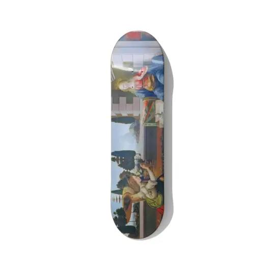 Leonardo da Vinci Annunciation Skateboard Art