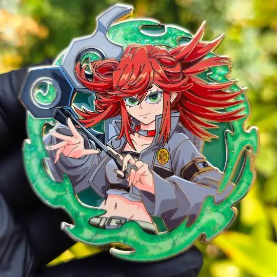 Scissor Reaper Pin (Gold)