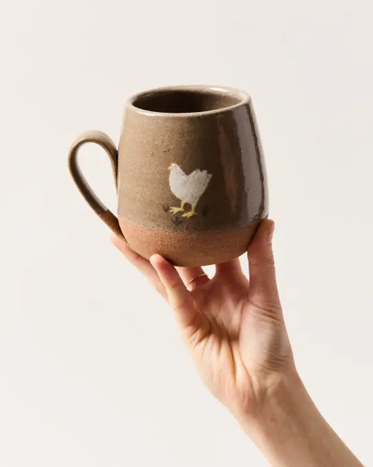 Handmade Hen Mug - Second