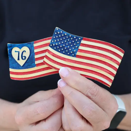 America 250 Flag Magnets