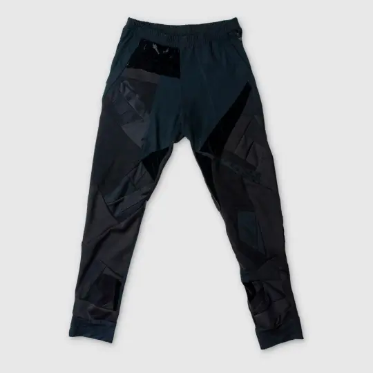 black 'all-over reroll' jogger