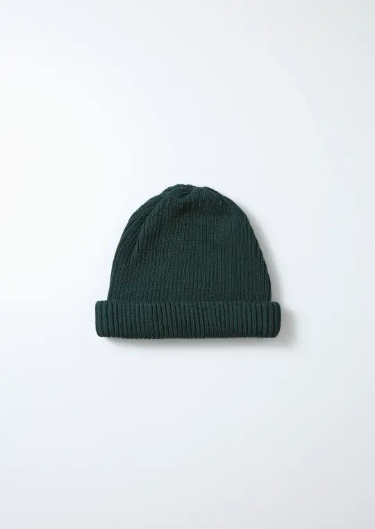 ROTOTO - Cotton Roll Up Hat - Forest Green