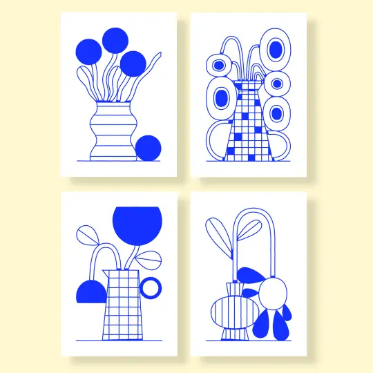 WabiSabi Set of 4 — 21 x 30 cm