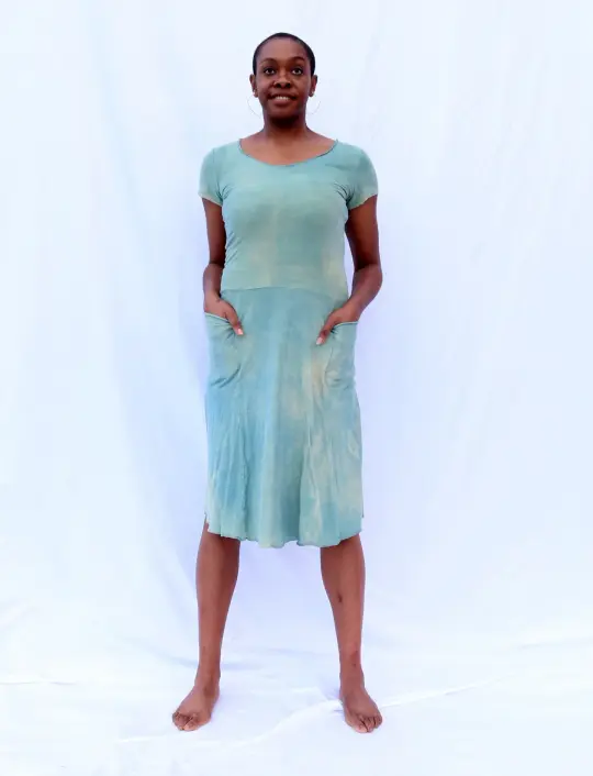 Kerela Perfect Pockets Below Knee Dress