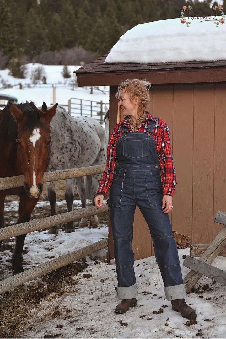 Denim Farmer Overalls-XL & 2XL