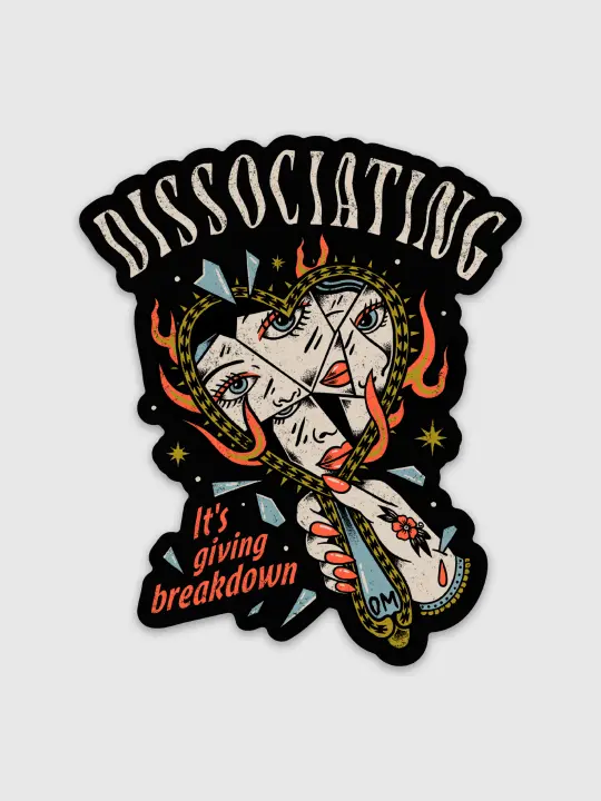 It's Giving Breakdown Sticker