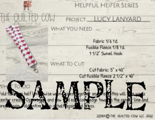 Helpful Heifer Lucy Lanyard