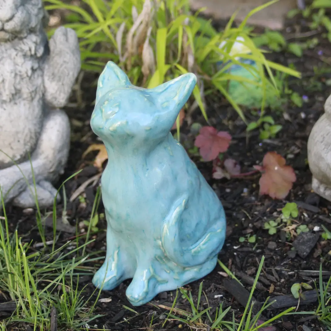 Custom Cat Memorial - Ceramic Cat Sculpture for Kristine