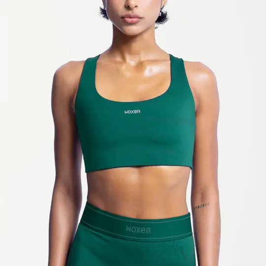 Win Boss Sports Bra Evergreen