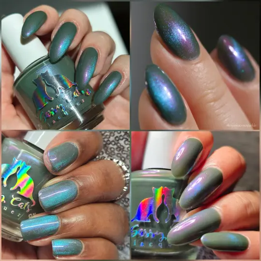 Sassy Cats Lacquer: "Green Elixir" (Magnetic) *OVERSTOCK*