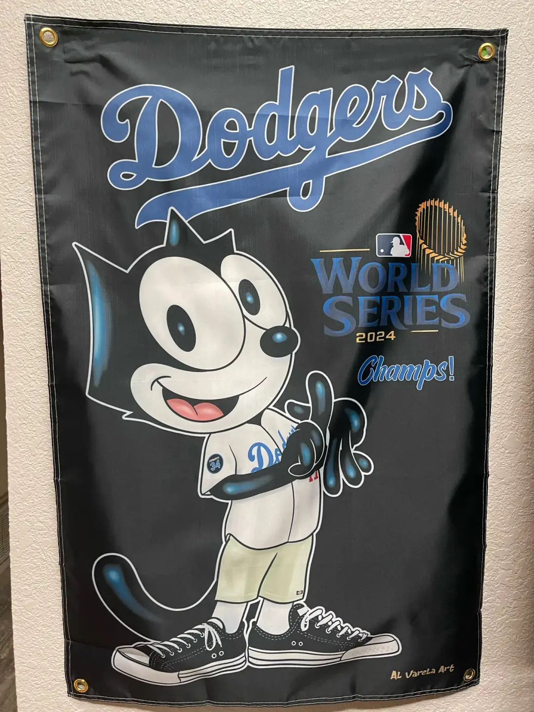 Felix  2024 World Series Champ flag