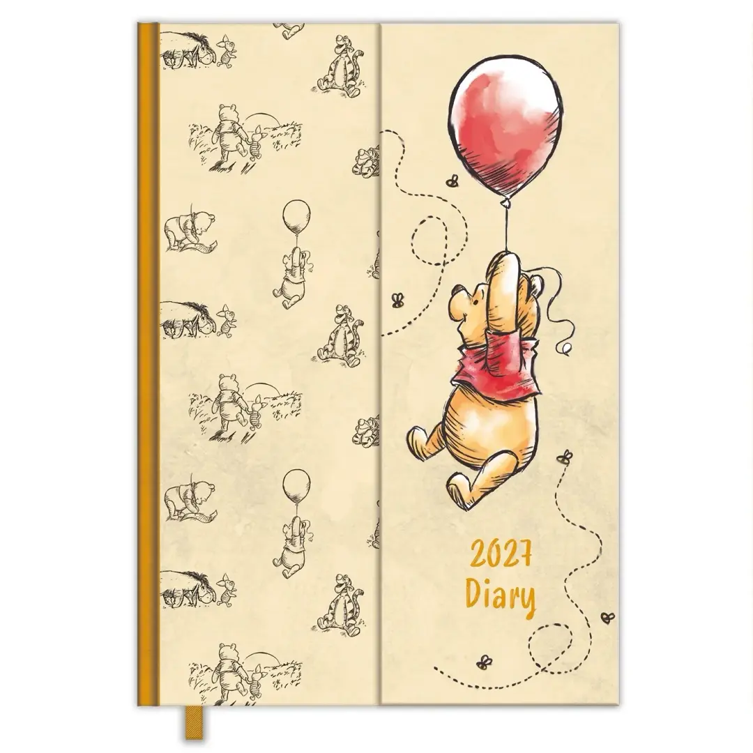 Winnie the Pooh A5 Day to Page Diary 2027