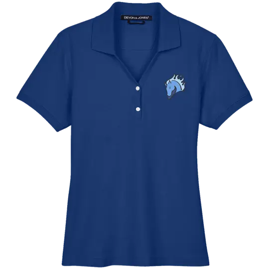 TICE D100W Devon & Jones Short Sleeve Ladies Polo