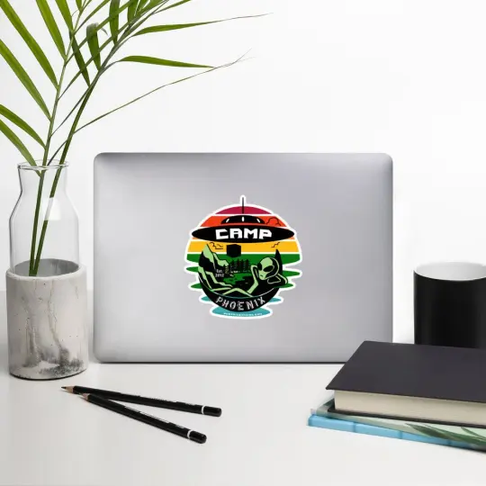 Camp Phoenix Design 2 Vinyl Bubble-Free Stickers | Available in 3 Sizes!