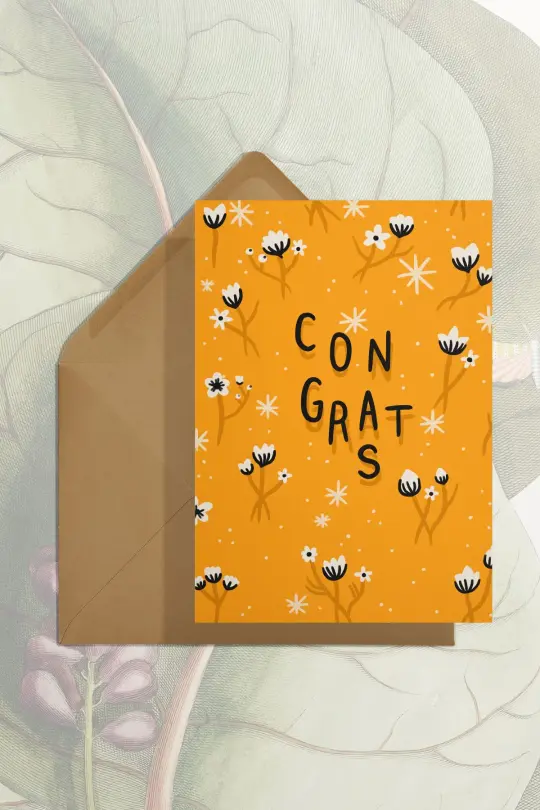 Congrats card