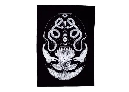 Snake and Bone Back Patch