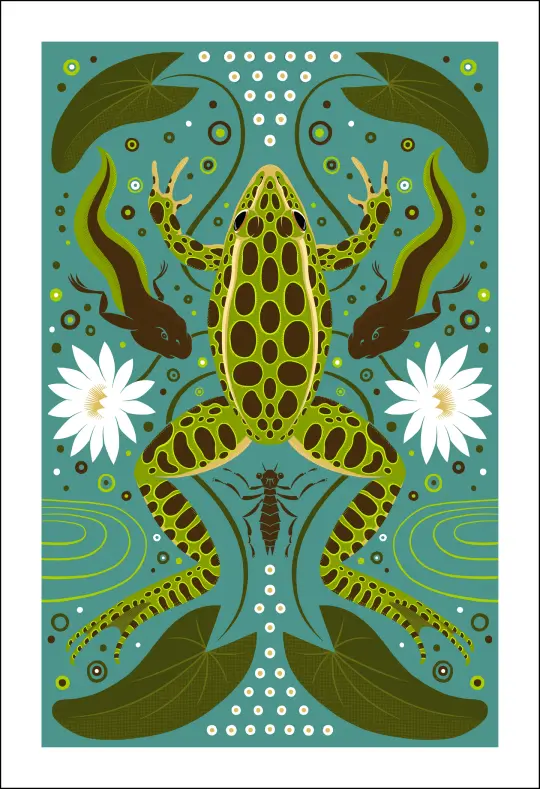 Leopard Frog Print