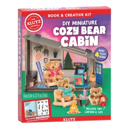 DIY Miniature Cozy Bear Cabin