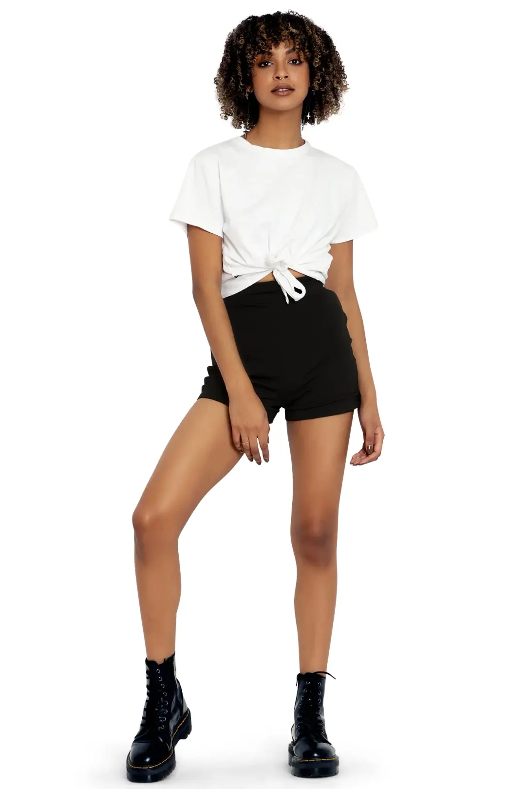 Push It Ponte Ultra High Waisted Shorts