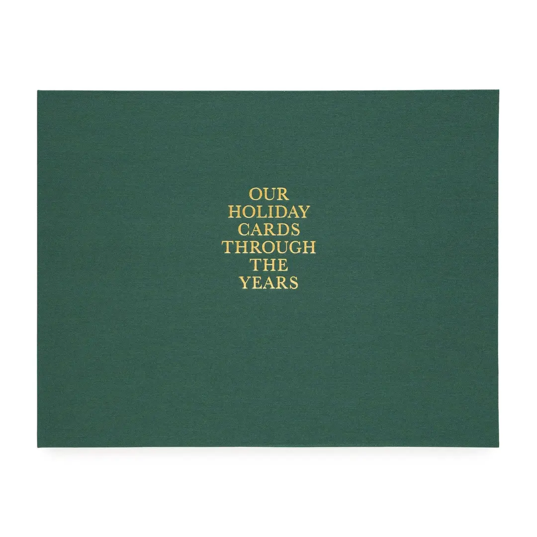 Evergreen Holiday Card Book
