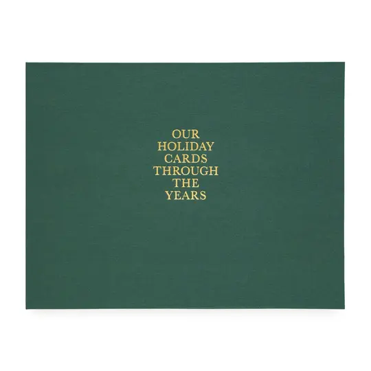 Evergreen Holiday Card Book