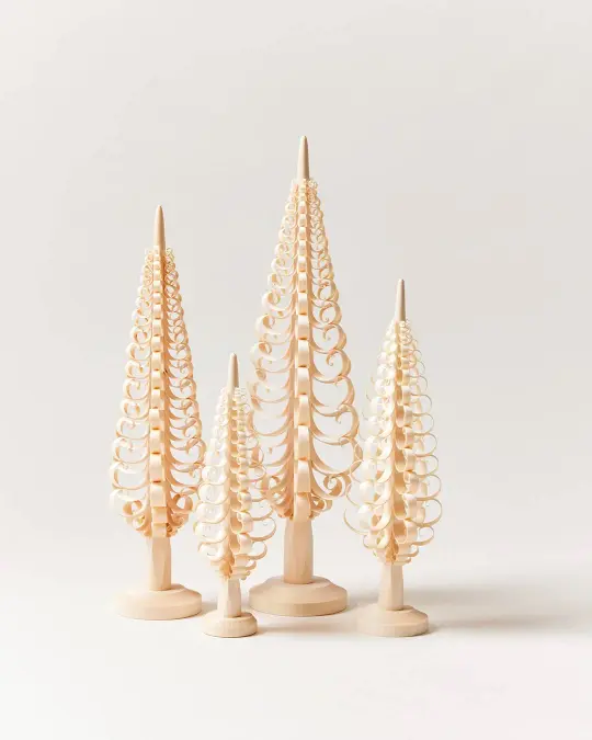 Nordic Hand Hewn Trees