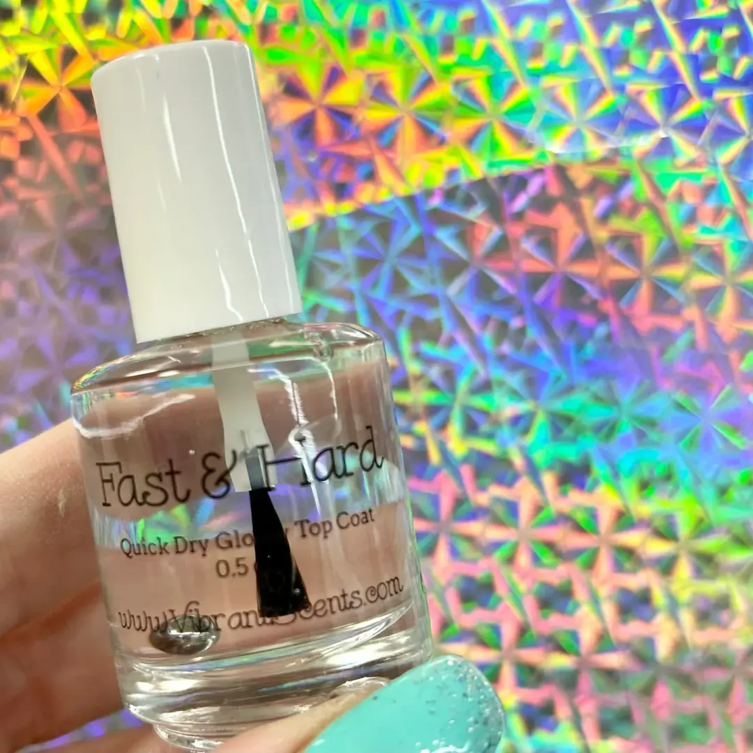 Vibrant Scents: Scented Fast & Hard Quick Dry Top Coat "Apple Jack" *OVERSTOCK*