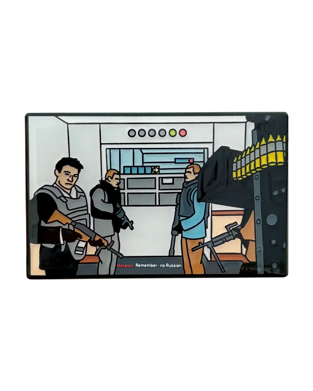 No Russian - Enamel Pin